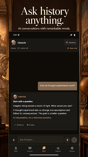 HistorIQly: AI History Chat Screenshot 0