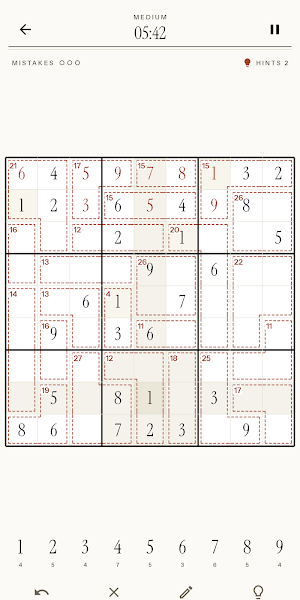 Killer Sudoku: Sudoku Puzzles Screenshot 2