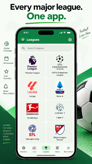 Football Today: Live Football Screenshot 1