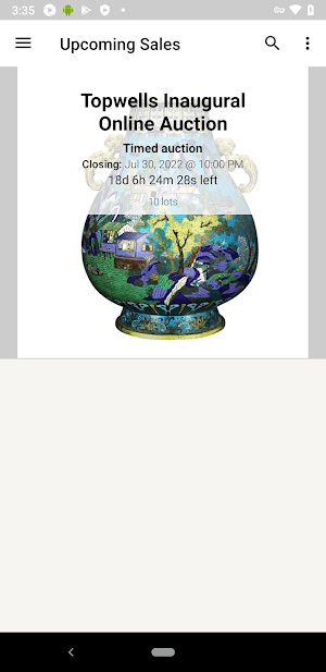 Topwells Auction Screenshot 0