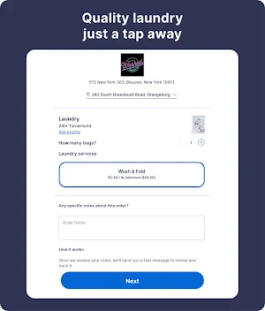 Washed Laundry Co Screenshot 3