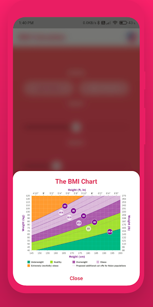 BMI Calculator - Weight Loss Screenshot 2