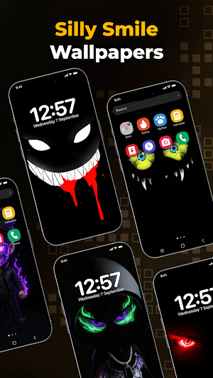 Smile Background: Funny Screen Screenshot 1