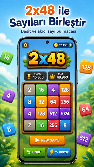 2x48: 2048 Number Puzzle Screenshot 0