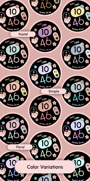 Floral Pastel Colorful - ReS06 Screenshot 1