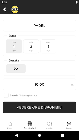 Bola Padel Club Screenshot 2