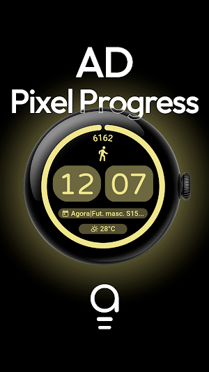 AD Pixel Progress - Watch Face Screenshot 0