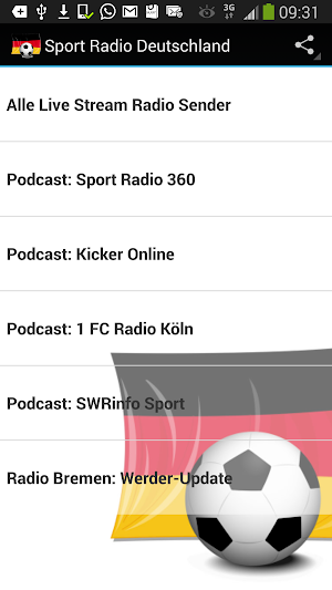 Sport Radio Deutschland Screenshot 0
