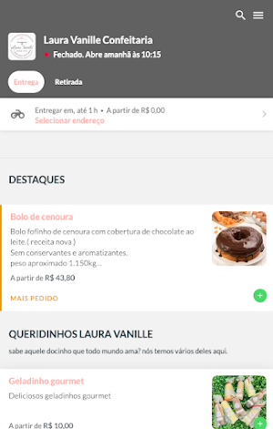 Laura Vanille Confeitaria Screenshot 0