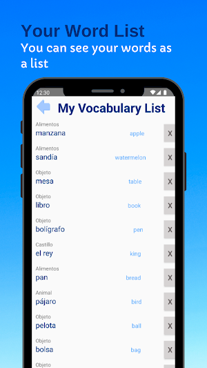 VocaBuilder: Make vocabulary Screenshot 3