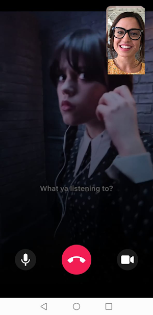 Wednesday Addams Fake Call. Screenshot 0