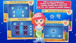 Mermaid Princess Grade 2 Games Screenshot 1