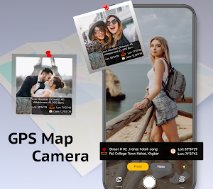 GPS Map Camera - Timestamp App Screenshot 0
