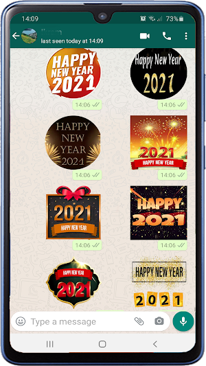 Happy New year 2021 Stickers For WAStickerApps Screenshot 2