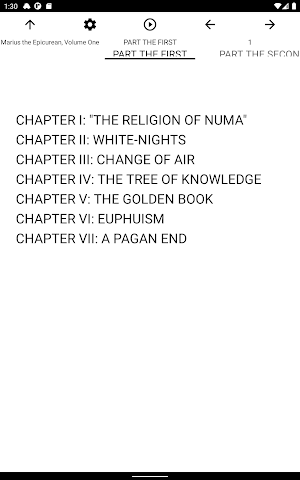 Book, Marius the Epicurean, Vo Screenshot 3