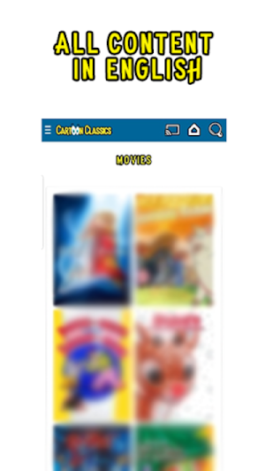 Cartoon Classics - Movies & TV Screenshot 1
