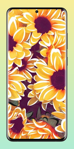 Sunflower Aesthetic Wallpaper Screenshot 0