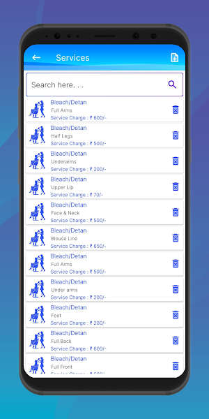 e-Salon | Online Billing App Screenshot 2