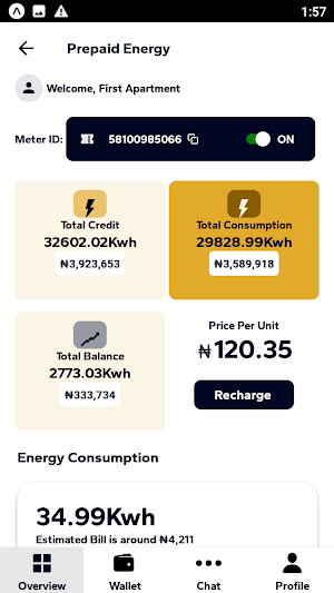 Prepaid Meter Screenshot 2