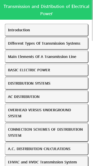 Transmission and Distribution Screenshot 0