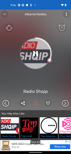 Albania Radio + Recorder Screenshot 2