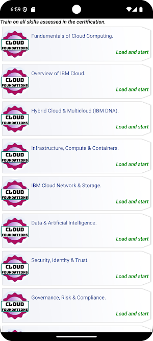 Prep for IBM Cloud Foundations Screenshot 1