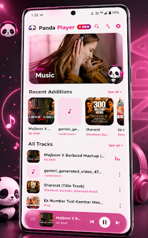 Panda Music Player-MP3 Player Screenshot 0