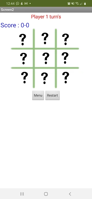 Tic Tac Toe Screenshot 1