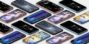 Broken Screen Wallpaper Real Screenshot 0