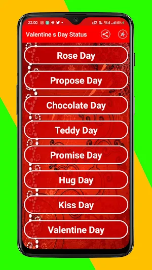 Happy valentine's day sms | Valentine's day status Screenshot 1