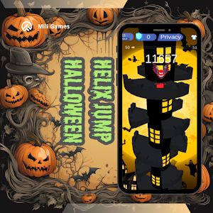 Helix Jump : Halloween Screenshot 3