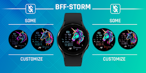 BFF55- Neon Art Unicorn Color Screenshot 3