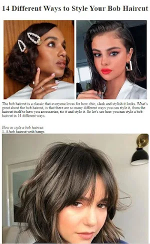 How To Do Bob Hairstyles Screenshot 3