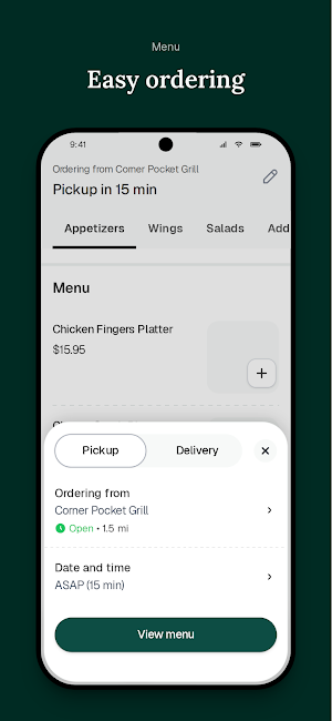 Corner Pocket Grill Screenshot 2