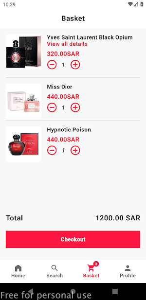 Perfume Boutique Screenshot 2