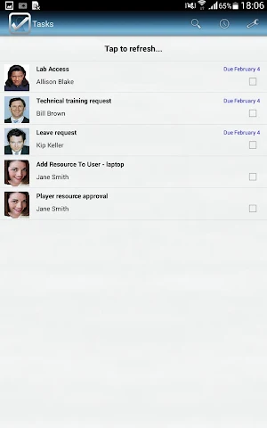 NetIQ IDM Approvals Screenshot 1