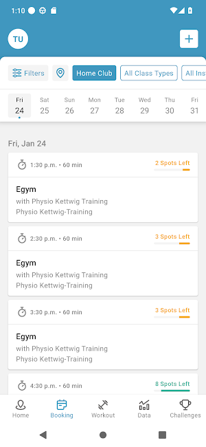 PHYSIO KETTWIG -Training Screenshot 2