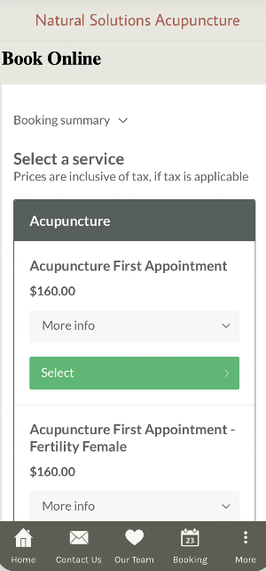 Natural Solutions Acupuncture Screenshot 3