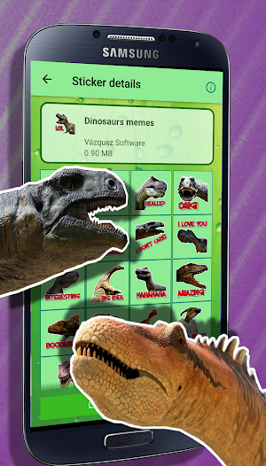 WAStickerApps Dinosaurs Screenshot 1
