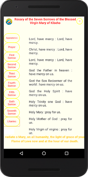 The Seven Sorrows Rosary Screenshot 1