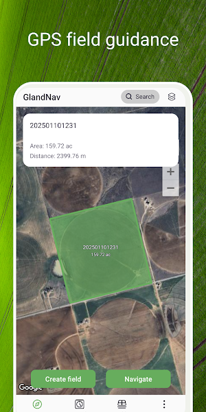 GlandNav - Tractor GPS Screenshot 2