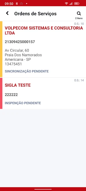 Sigla - Inspeções Screenshot 2