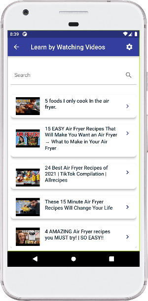 Cosori & Airfryer Recipes Screenshot 1