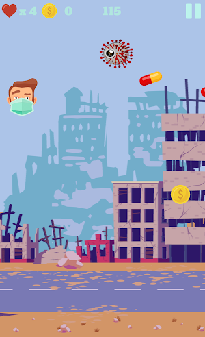 City Run Man: Virus Escaped! Screenshot 0