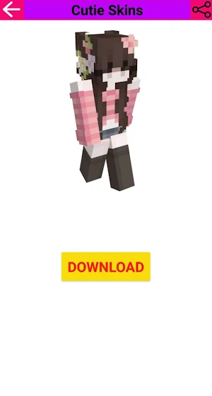 Cutie Skins For Minecraft Screenshot 3