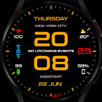 WR 003 Digital Watch Face
