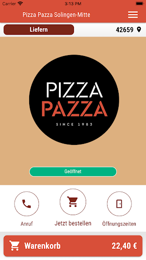 Pizza Pazza Solingen-Mitte Screenshot 0