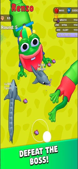 Snake Race Clash Screenshot 2