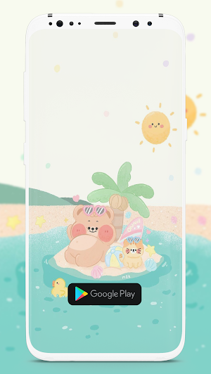 Cute Bear Wallpaper Screenshot 2