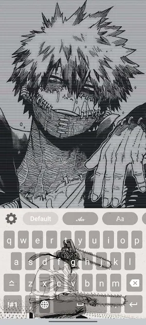 Anime Aesthetic Keyboard Theme Screenshot 2